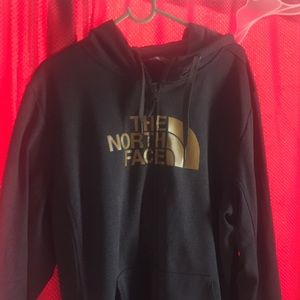 Charcoal Gold North Face a Women’s Hoodie XXL